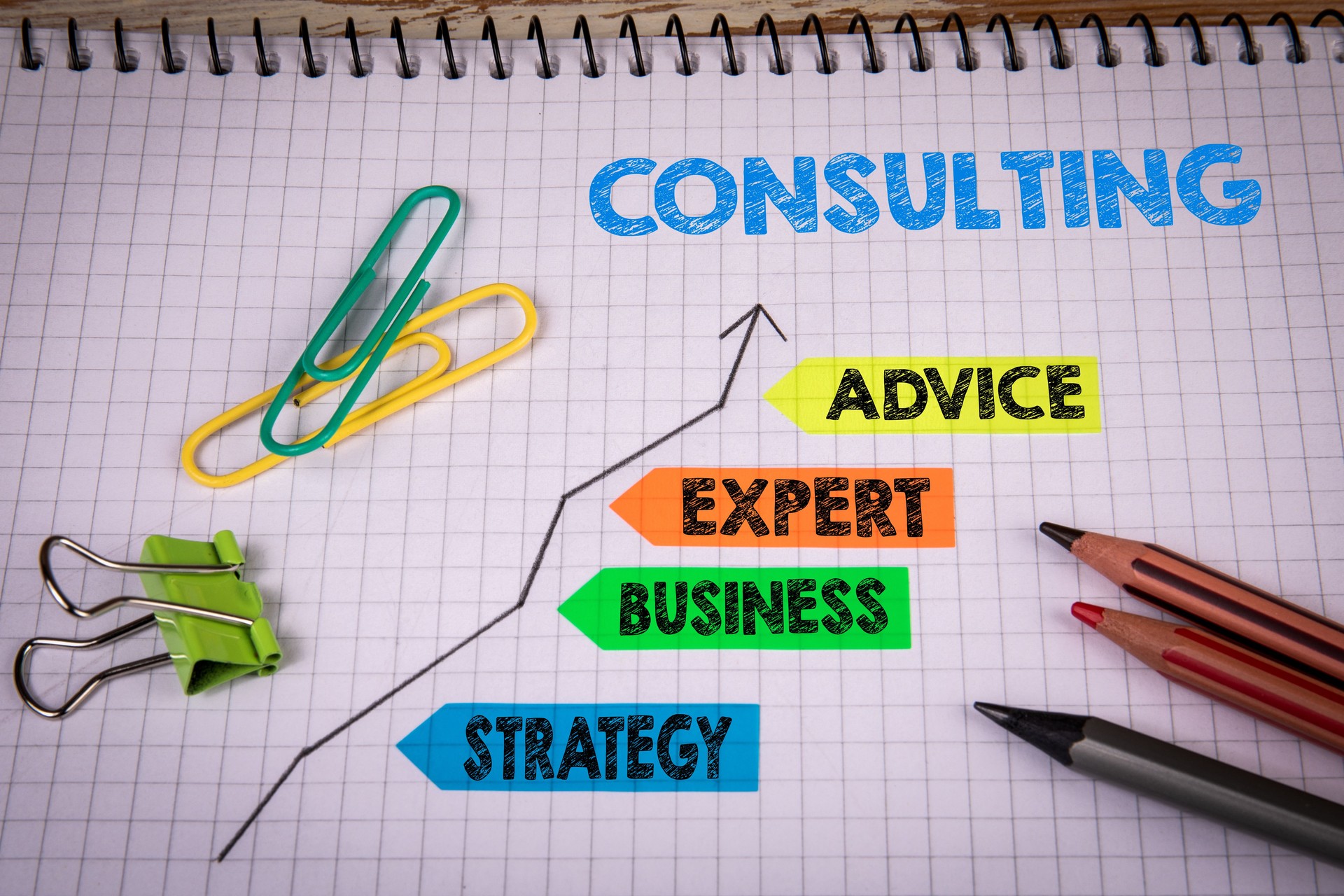 Concept de conseil. Conseils d’experts et solutions pour les entreprises
